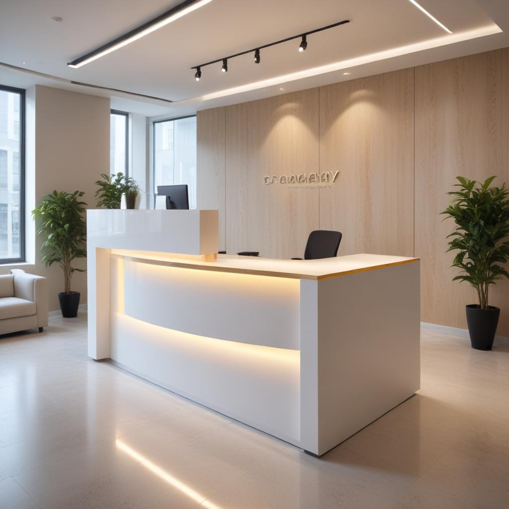 Виды, материалы и эргономика стоек ресепшн для администратора