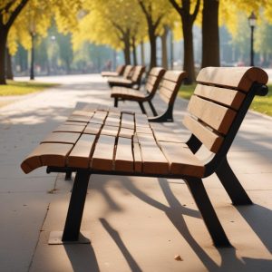 Малые архитектурные формы — скамейки: виды, материалы и требования к установке